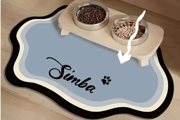 Where to find pet mats that double as feeding mats?